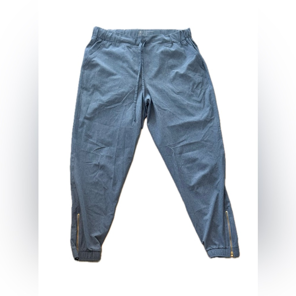 Albion Jetsetters Sz Small Women’s Chambray Blue Joggers Pants